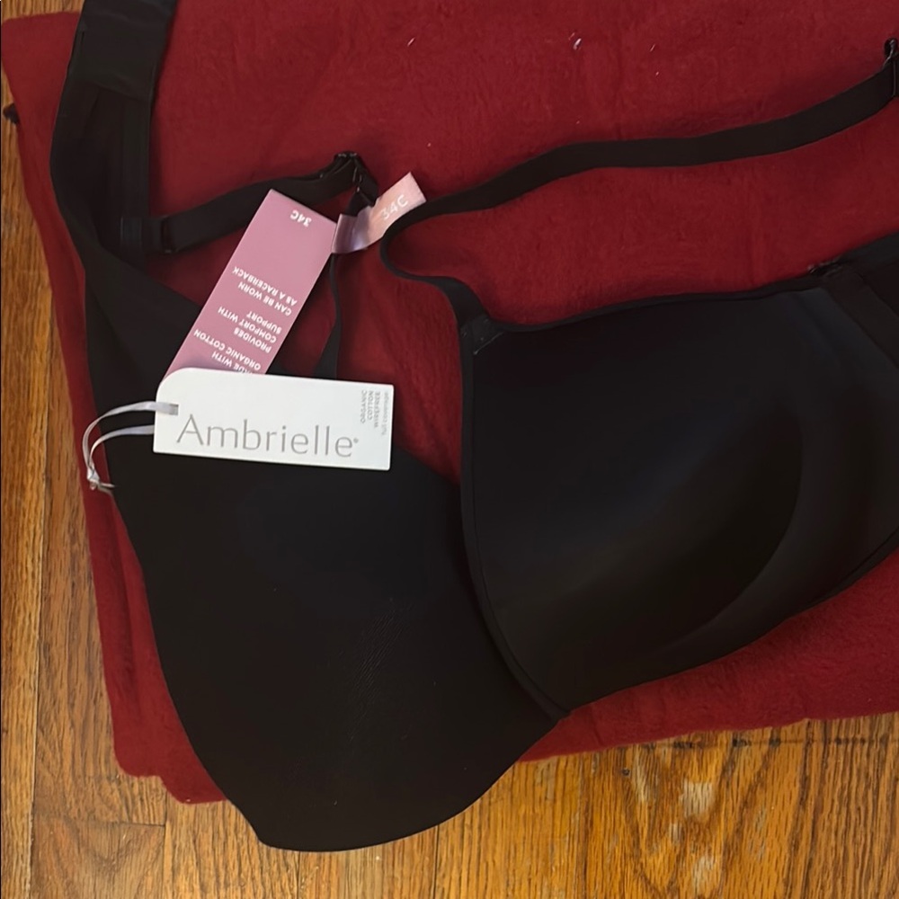 Ambrielle Black Women's Bra